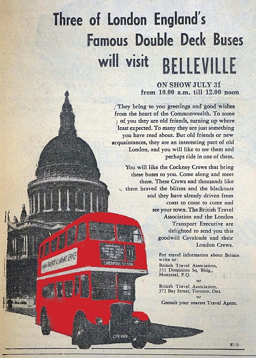 Article on double deck buses.