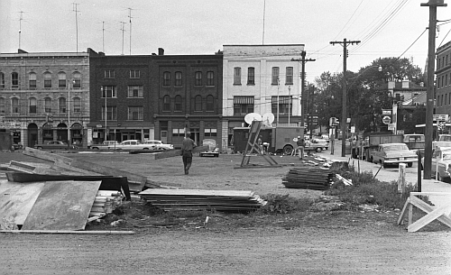 Site of future Intelligencer building.
