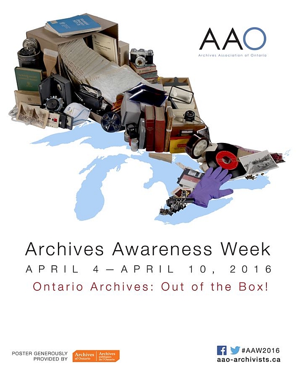 Archives Awareness Week poster, 2016