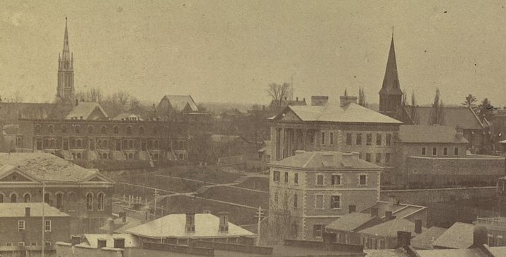 Detail of picture showing Hastings County Courthouse