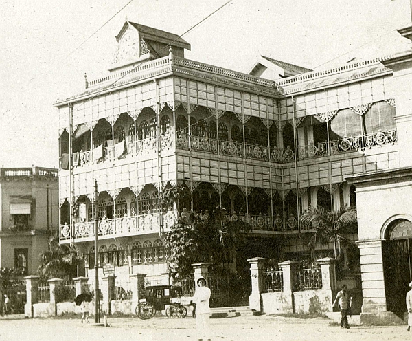 Ornate building in Myanmar.