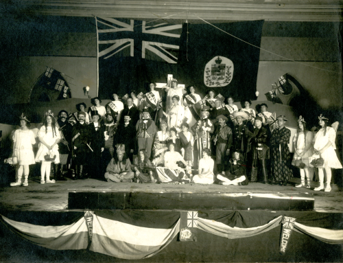 A group of people on stage.