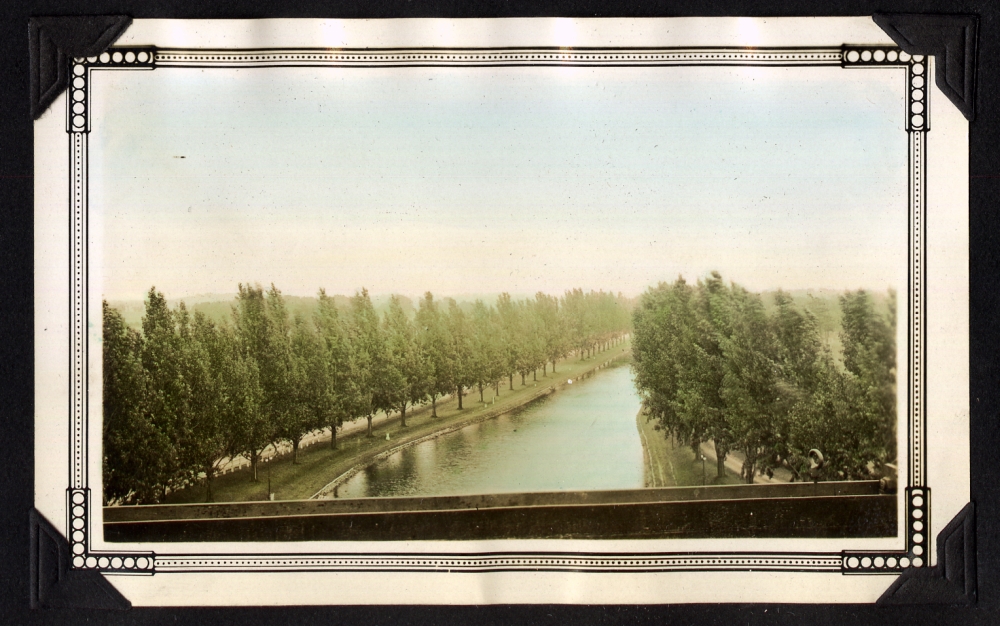 View from top of lift lock.