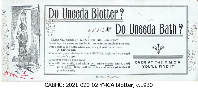 YMCA blotter