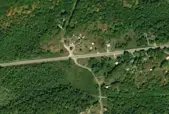 Satellite view of Ormsby, Wollaston Township.