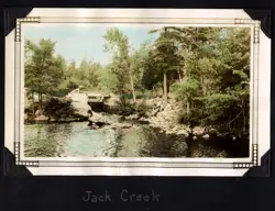 Bridge over a creek.