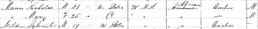 1871 census entries for the Mann family.