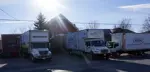 Removal trucks filling up at Cannifton Road location.