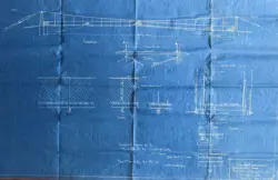 Blueprint for bridge repairs.