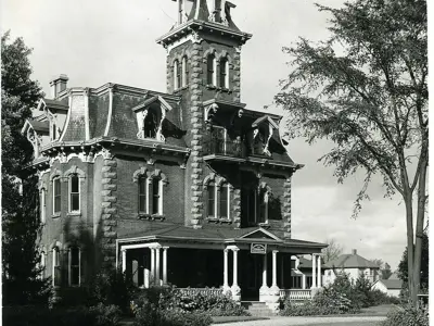 Imposing Victorian house.