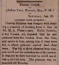 1881 01 29 Report On Theft Of Clothing By Charles Buckner.