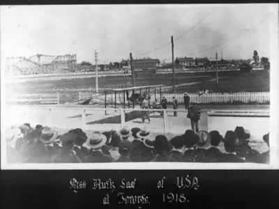 Ruth Law at Toronto in 1918.
