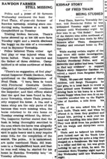 Newspaper stories about Fred Thain.