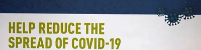 Help reduce the spread of COVID-19 leaflet.