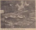 Aerial view of Intelligencer building under construction.