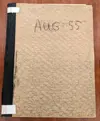 Bound copy of August 1955 newspapers.