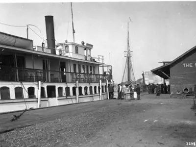 Steamer Brockville at Belleville.