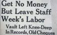 "Vault left knee-deep in records".
