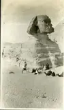 People at the base of the Sphinx.