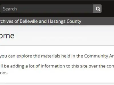 Home page of Discover.