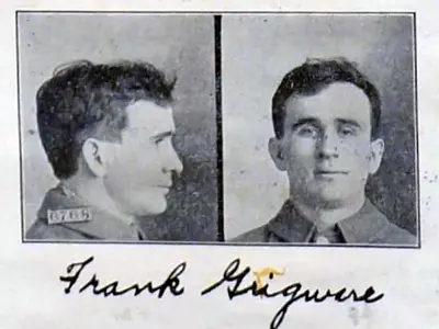 Mugshots of Frank Grigware.