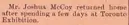 North Hastings Review mention of Joshua McCoy.