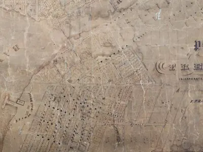 Map of Trenton in 1867.